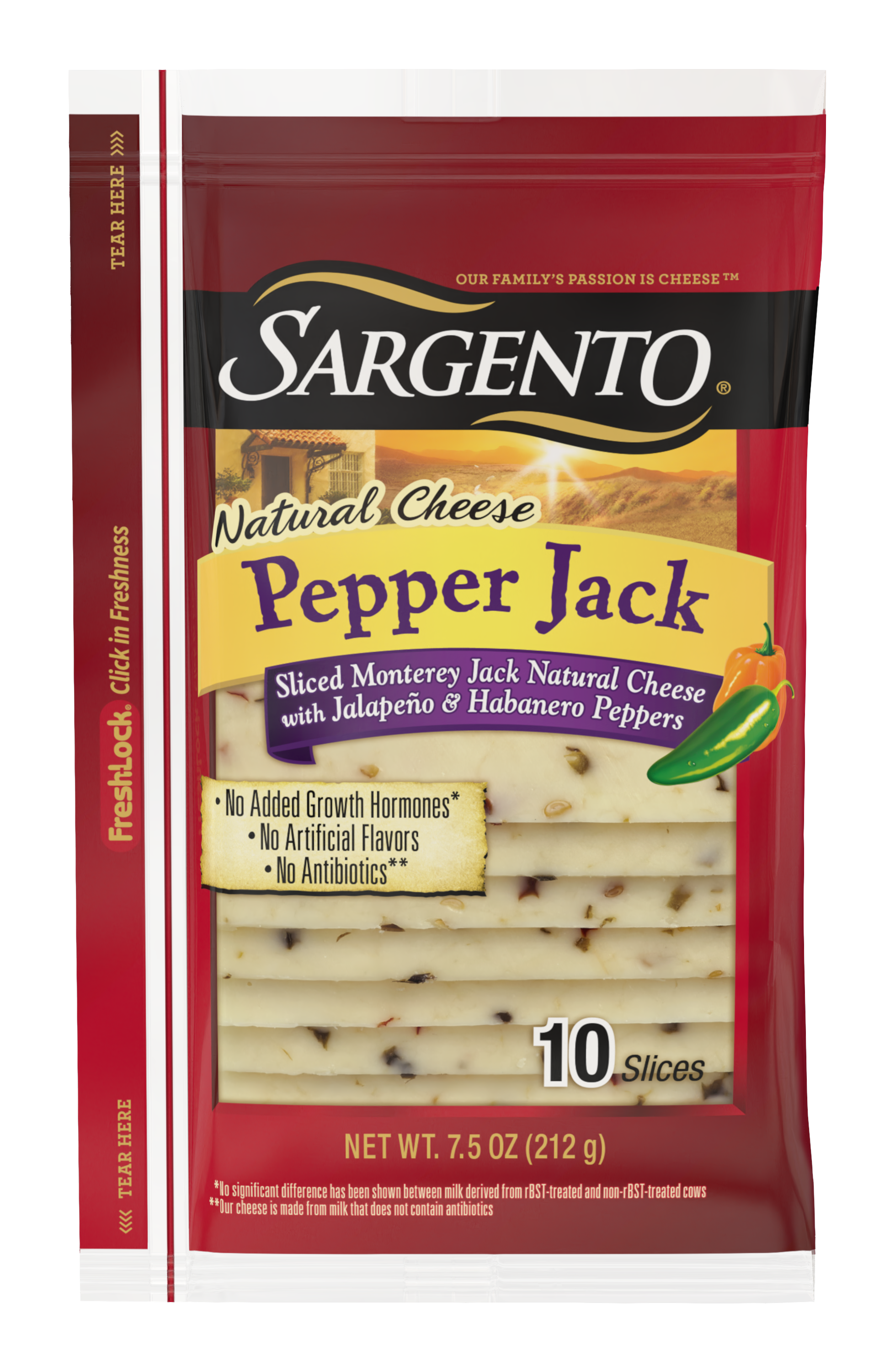 Sargento® Sliced Pepper Jack Natural Cheese