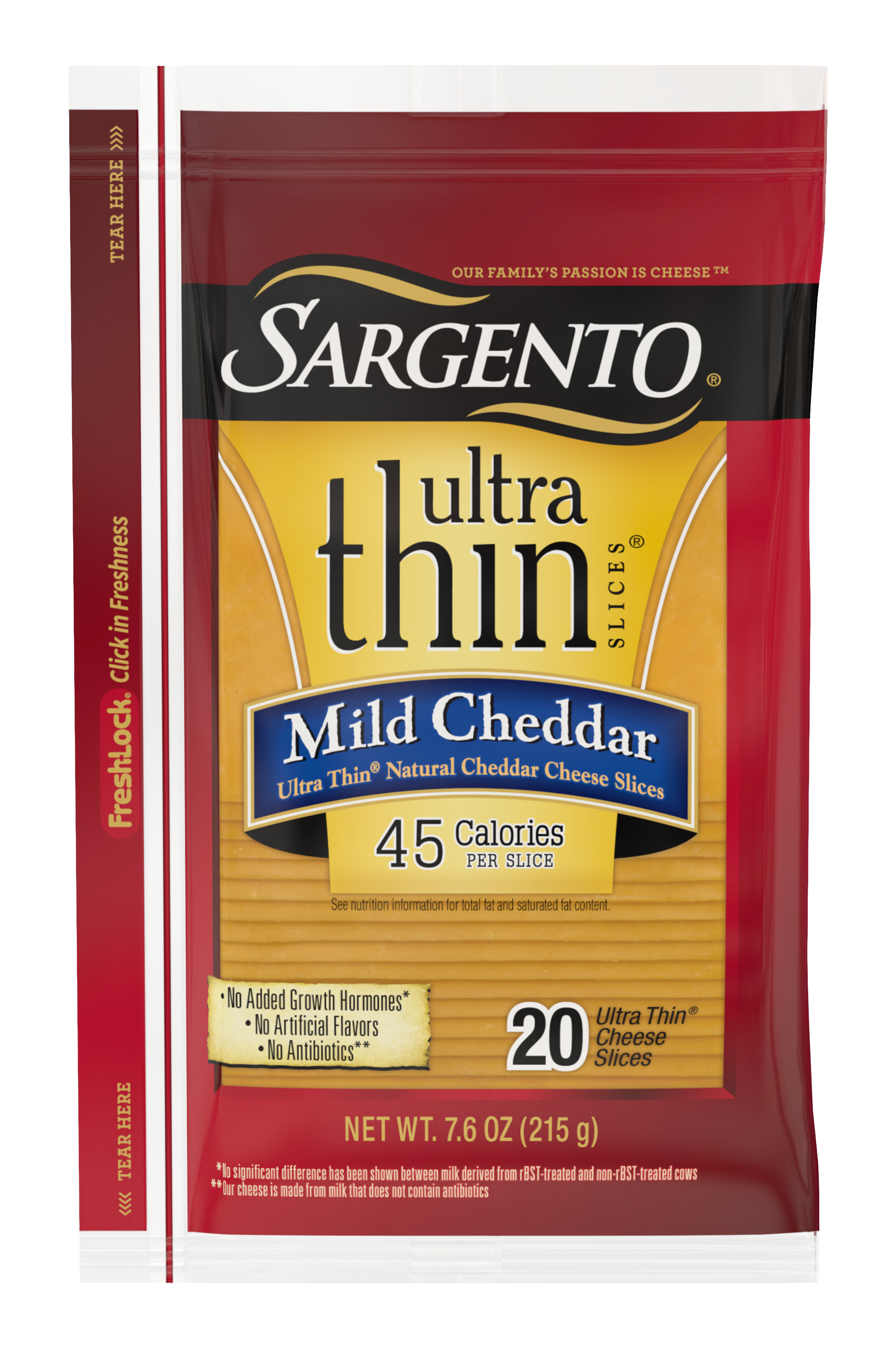 Sargento® Mild Natural Cheddar Cheese Ultra Thin® Slices