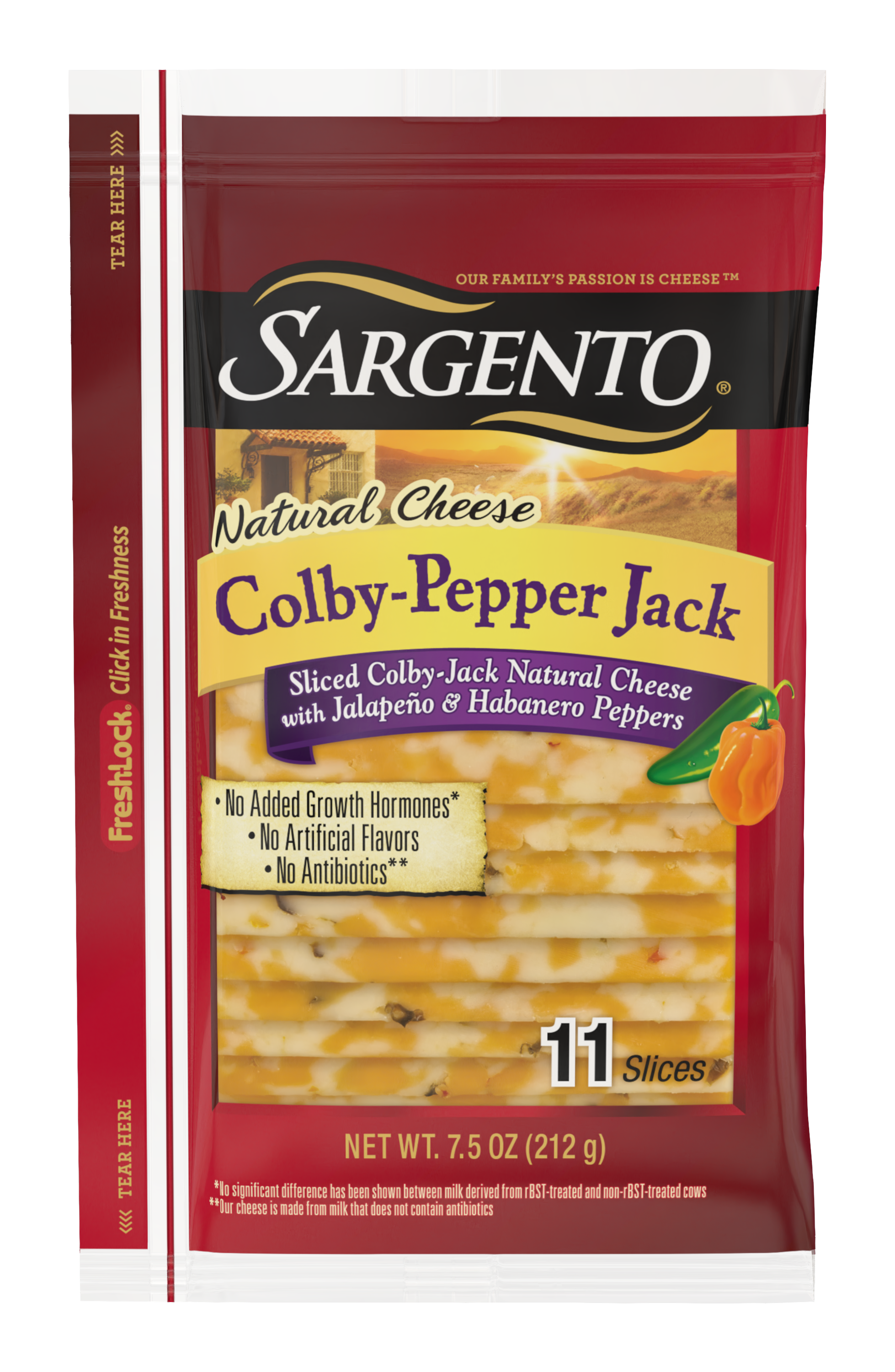 Sargento® Sliced Colby-Pepper Jack Natural Cheese