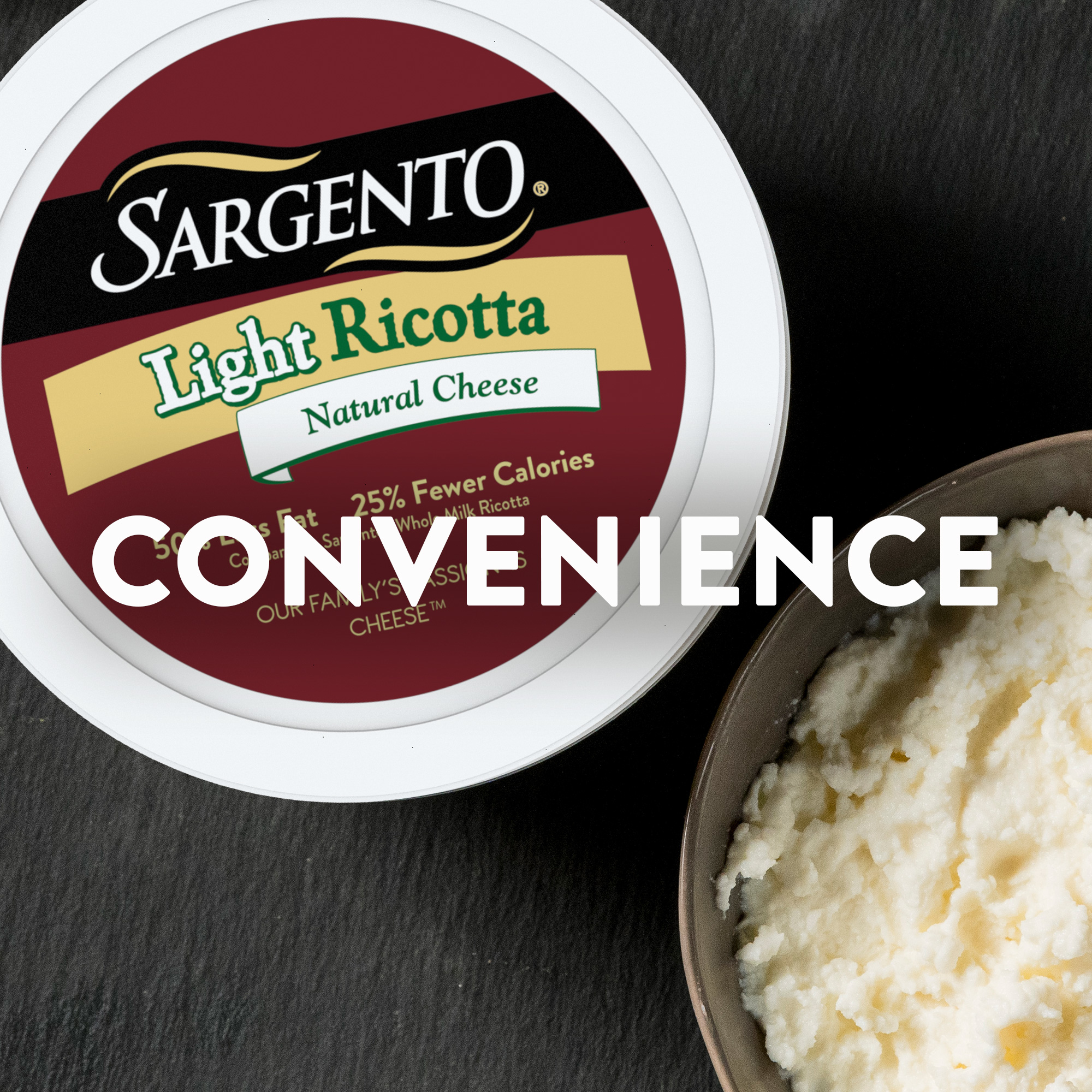 Sargento® Light Ricotta Natural Cheese