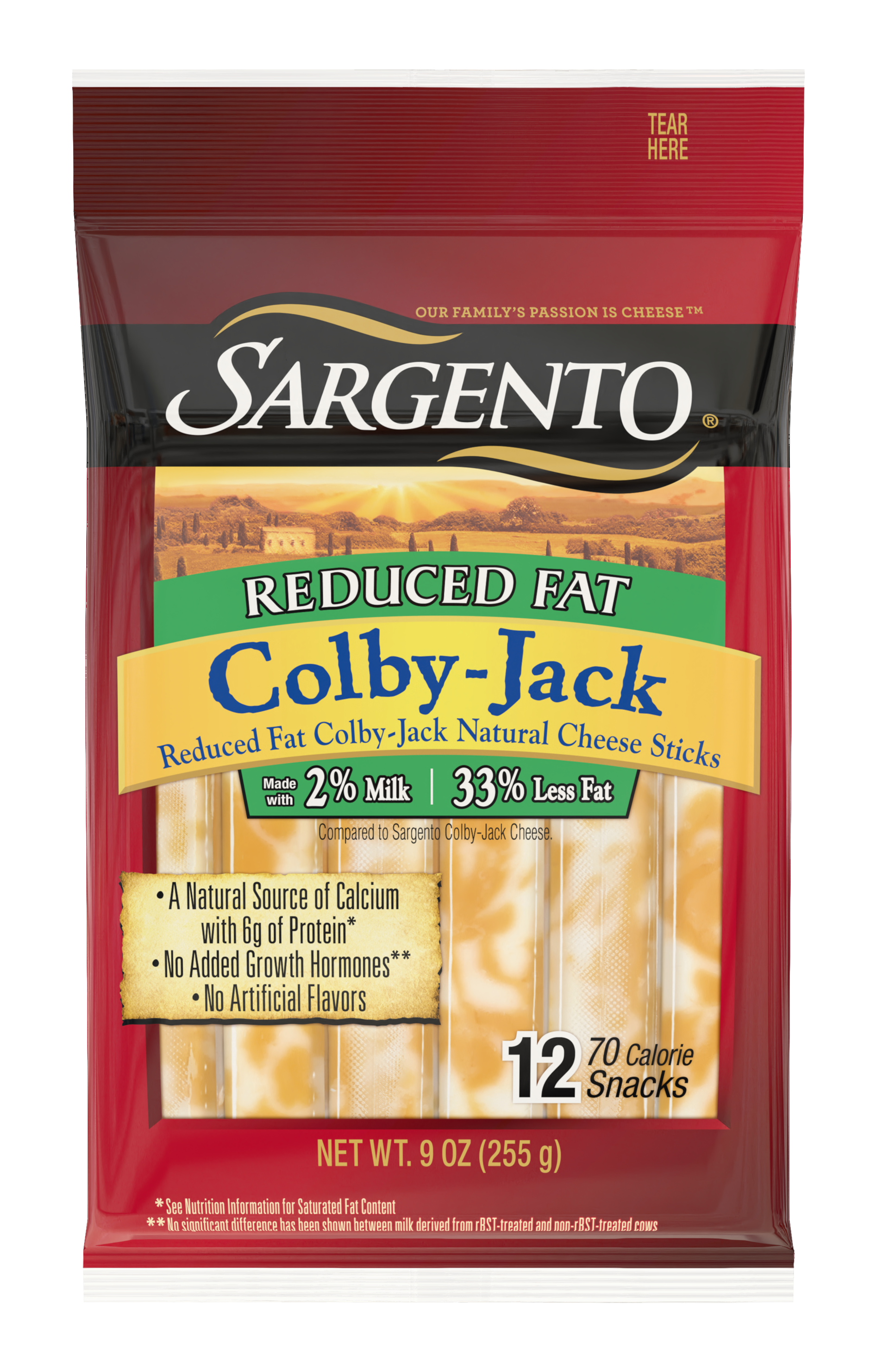 Sargento® Reduced Fat Colby-Jack Natural Cheese Snack Sticks