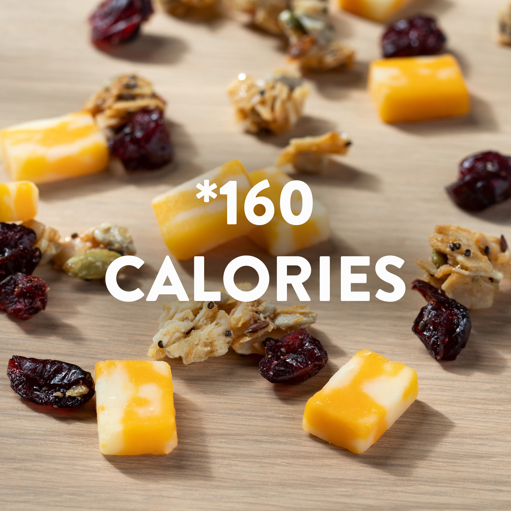 Sargento® Sunrise Balanced Breaks®, Colby-Jack Natural Cheese, Coconut Clusters with Seed Medley, and Dried Cranberries