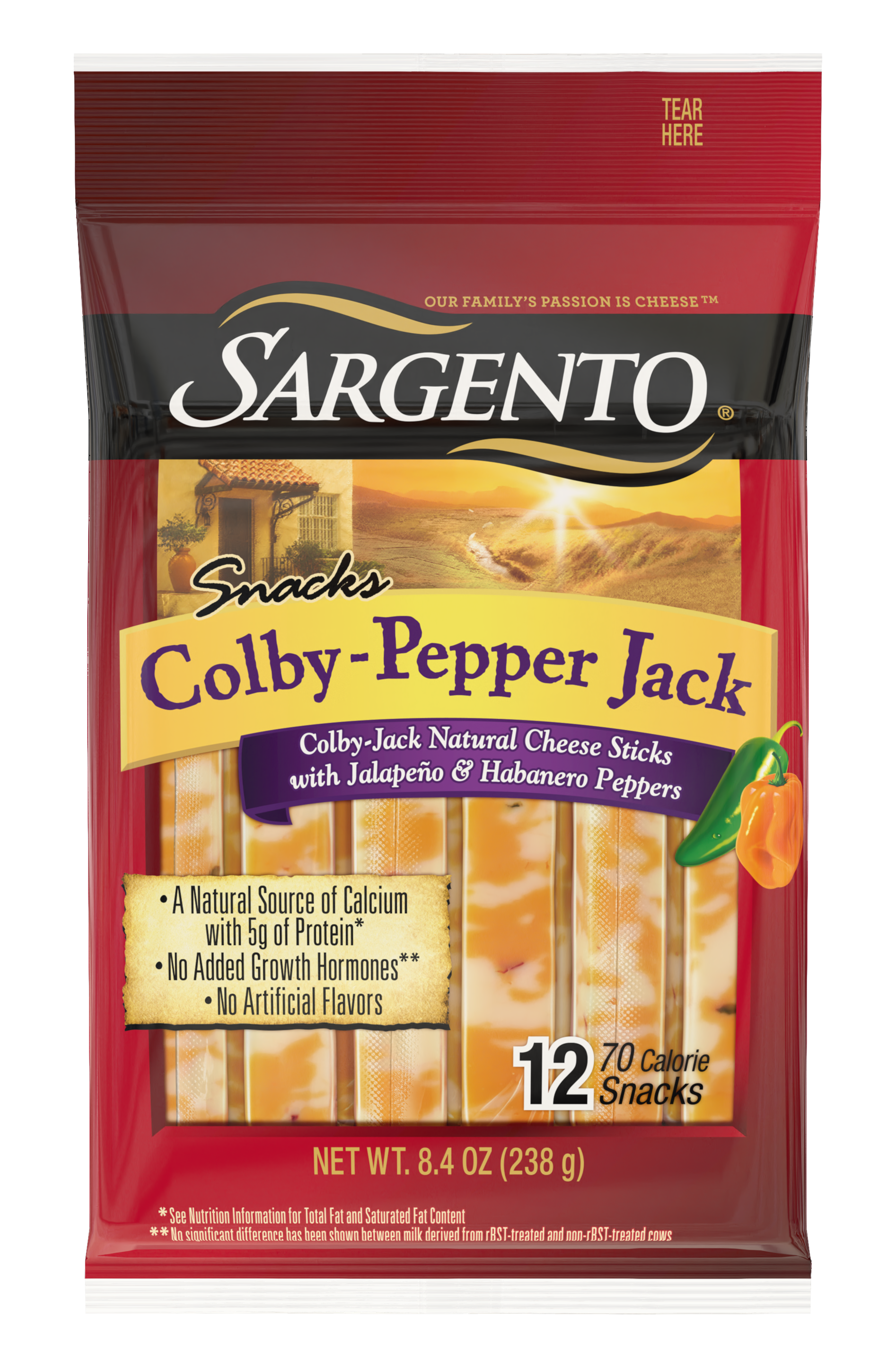 Sargento® Colby-Pepper Jack Natural Cheese Snack Sticks