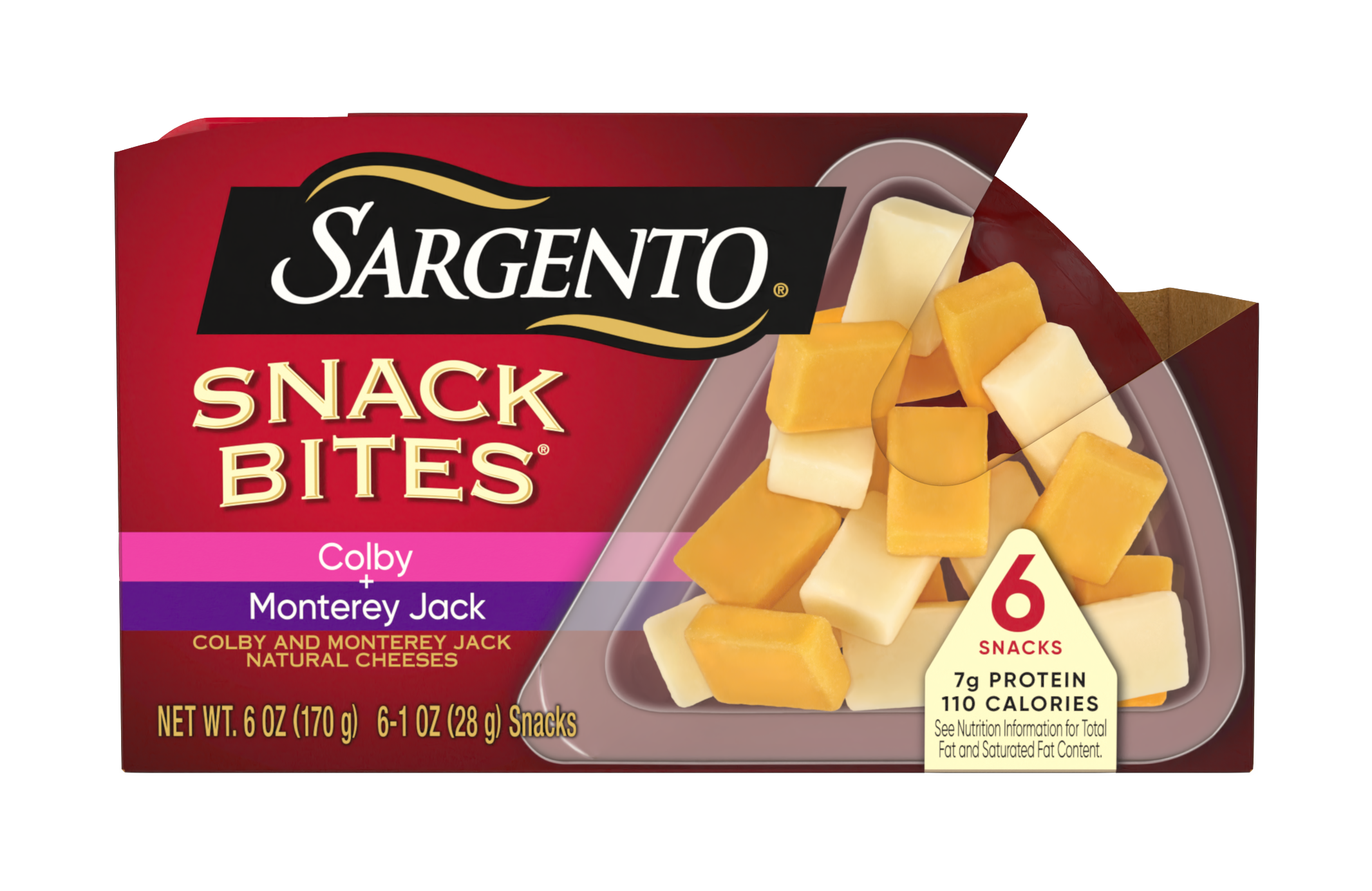 Sargento® Snack Bites® Colby + Monterey Jack Natural Cheeses