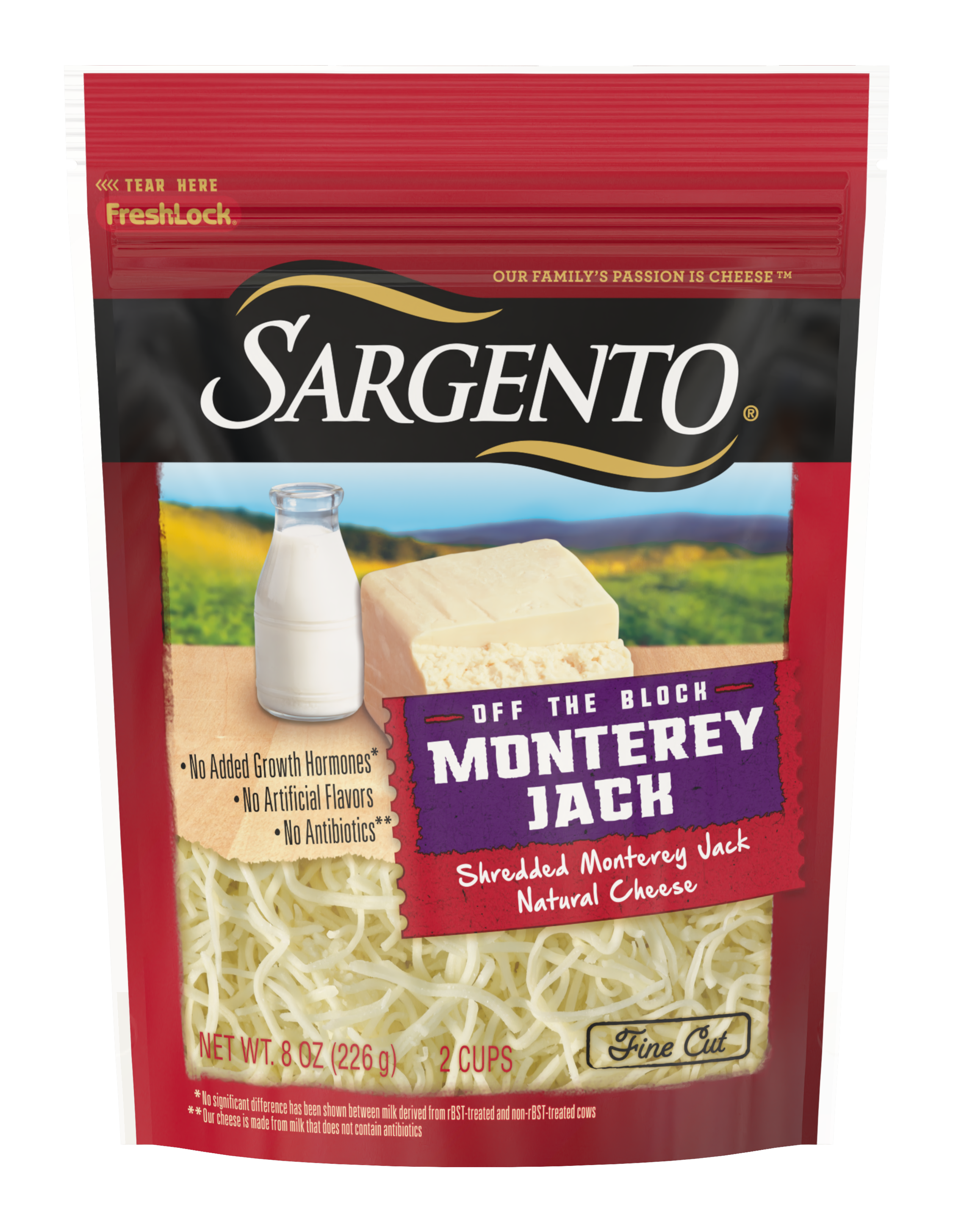 Sargento® Shredded Monterey Jack Natural Cheese