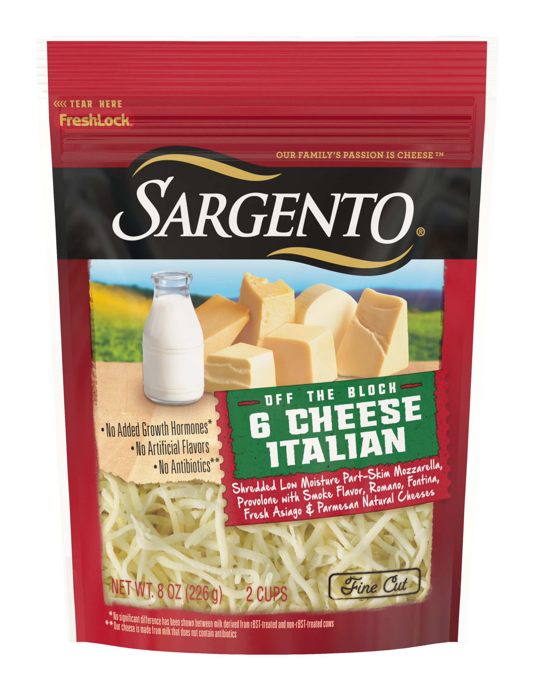 Sargento® Shredded 6 Cheese Italian Natural Cheese