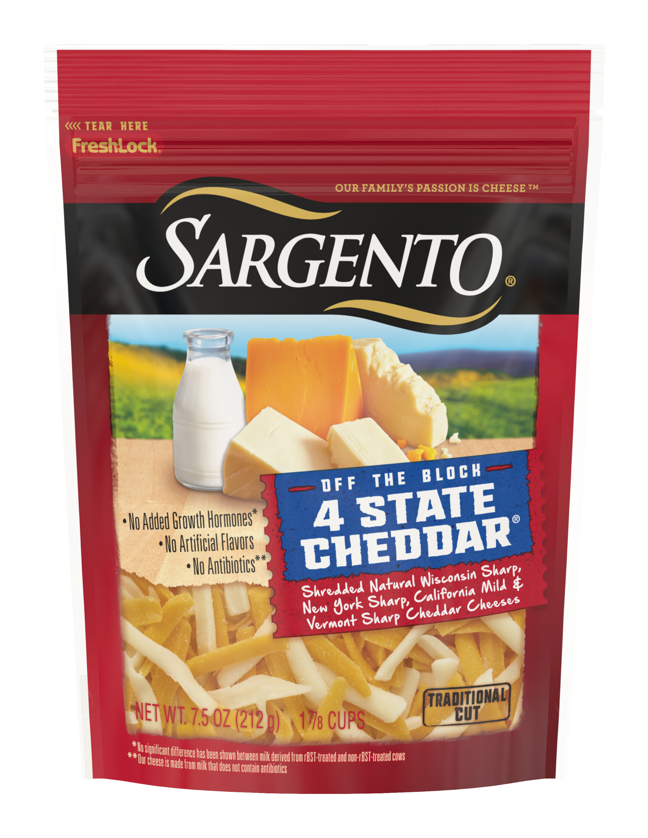 Sargento® Shredded 4 State Natural Cheddar Cheese