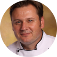 Chef Ulrich Guest Judge on Chopped