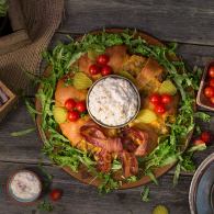 Sargento Cheeseburger Wreath