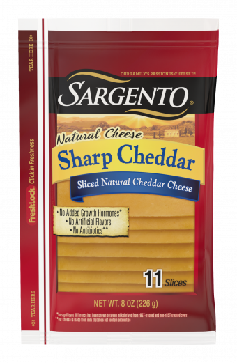 Sargento® Sliced Sharp Natural Cheddar Cheese