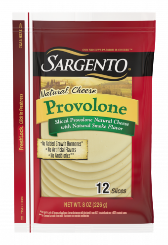 Sargento® Sliced Provolone Natural Cheese with Natural Smoke Flavor