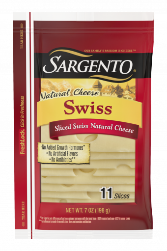 Sargento® Sliced Swiss Natural Cheese