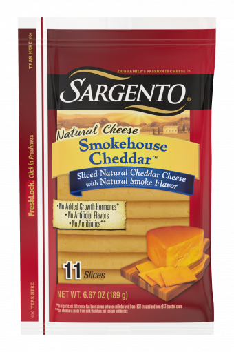 Sargento® Sliced Smokehouse Cheddar™ Natural Cheese