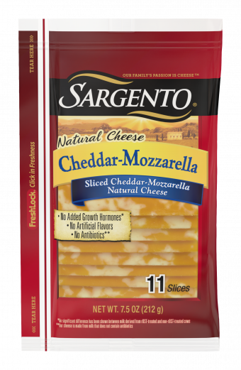 Sargento® Sliced Cheddar-Mozzarella Natural Cheese