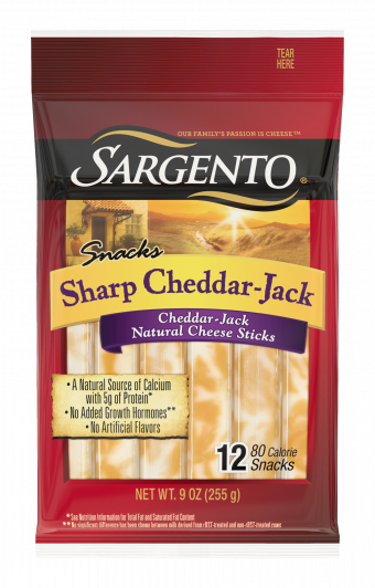 Sargento® Sharp Cheddar-Jack Natural Cheese Snack Sticks
