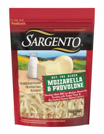 Sargento® Shredded Mozzarella & Provolone with Natural Smoke Flavor Natural Cheeses