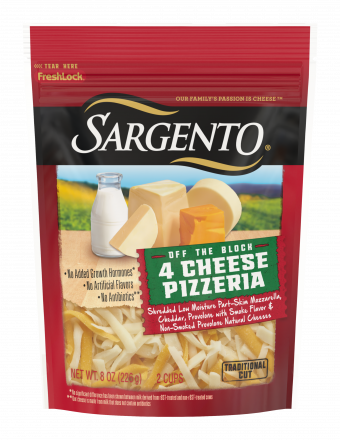 Sargento® Shredded 4 Cheese Pizzeria Natural Cheese