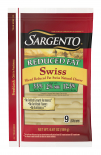 Sargento® Sliced Reduced Fat Swiss Natural Cheese