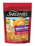 Sargento® Shredded Nacho & Taco Natural Cheese with Authentic Seasonings