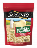 Sargento® Shredded Mozzarella & Provolone with Natural Smoke Flavor Natural Cheeses
