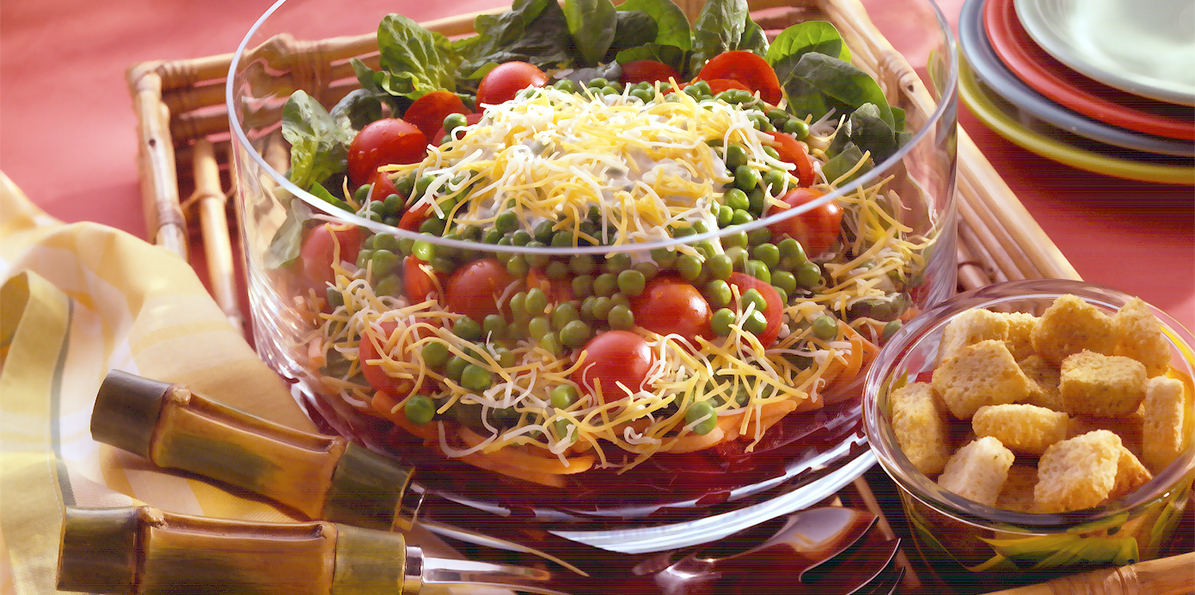 Festive Layered Salad