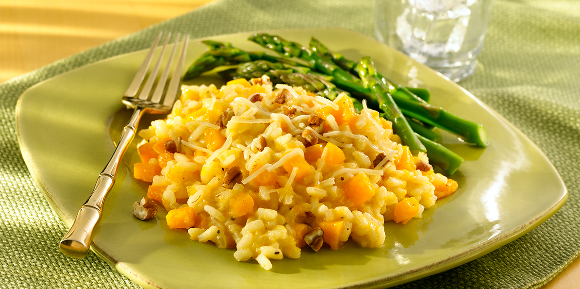 Risotto with Butternut Squash and Parmesan