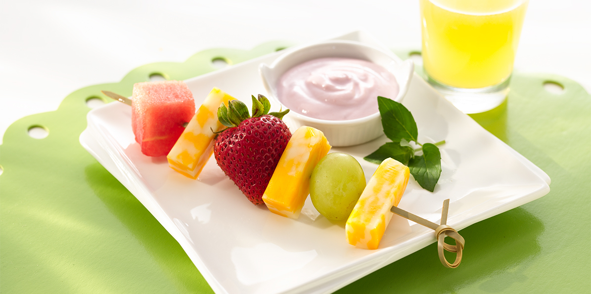 Fruity Cheese Kabobs