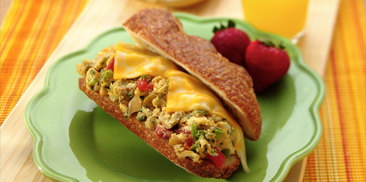 Tex Mex Cheese & Egg Sandwiches