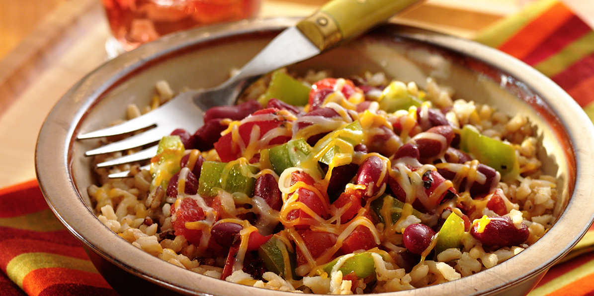 Cheesy Red Beans and Rice