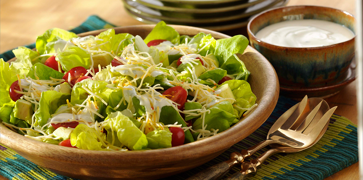 Bibb Salad with Mexican Cheese