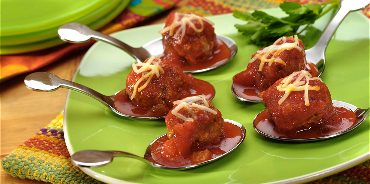 Meatballs with Chorizo and Cheese
