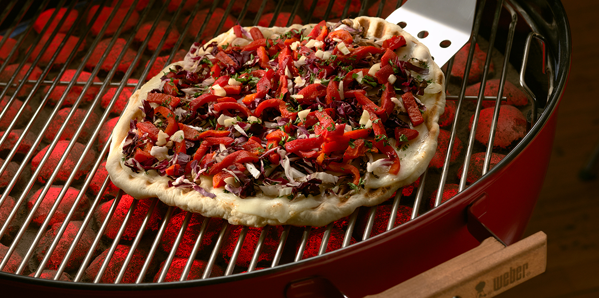 Grilled Pizza with Radicchio