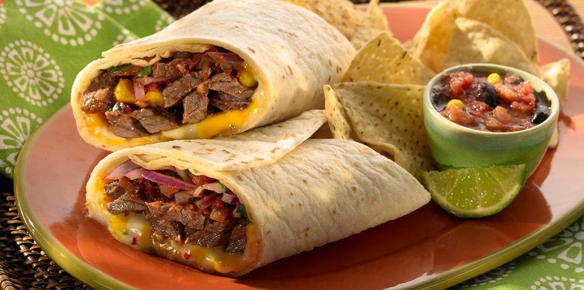 Mexican Grilled Steak Wraps