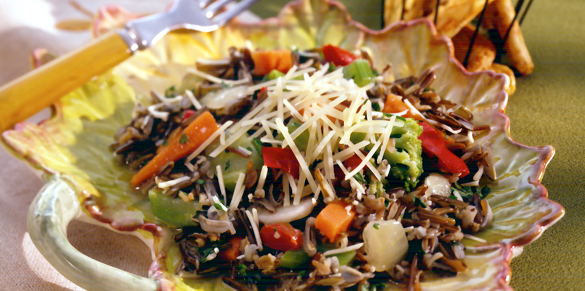 Wild Rice Veggie Salad