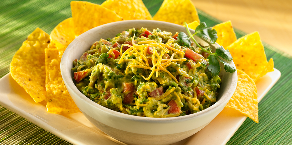 Cheddar Bacon Guacamole