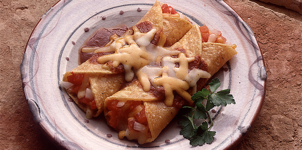 Chile Con Queso Enchiladas