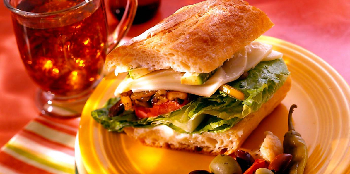 Portobello Provolone Sandwiches