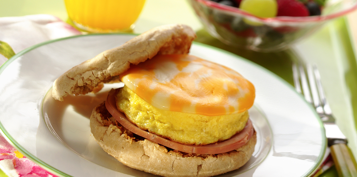 Colby-Jack Breakfast Sandwich