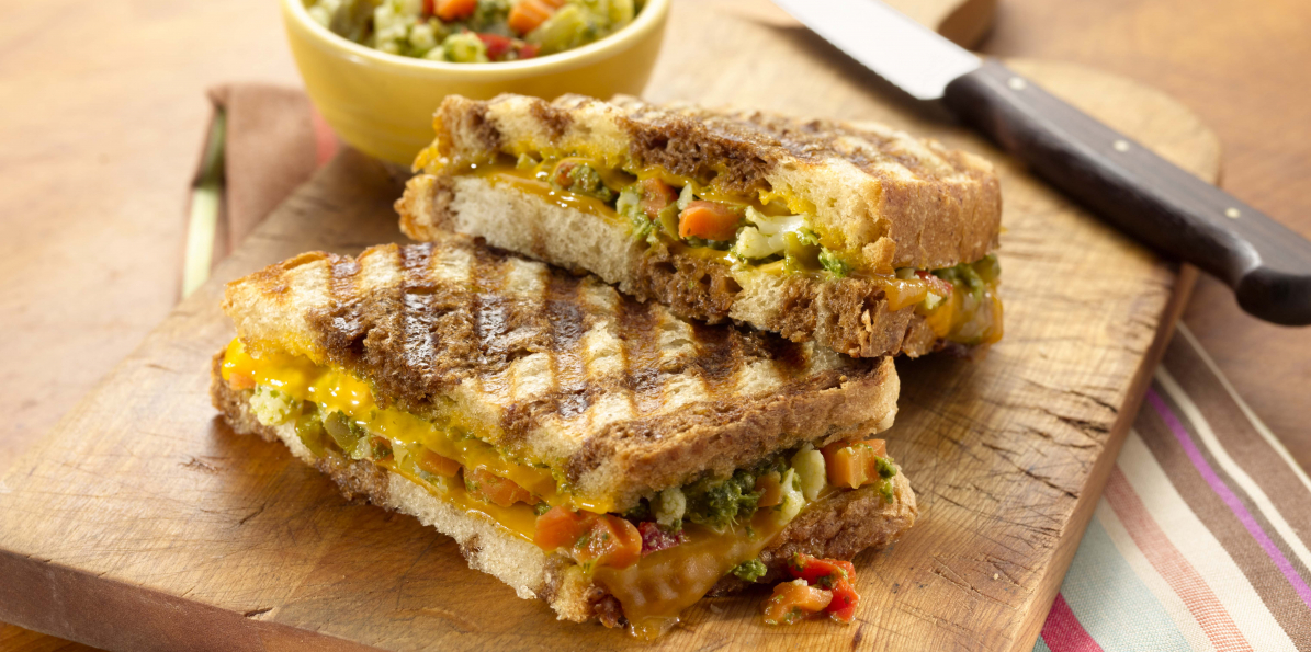 Cheddar & Pesto Panini