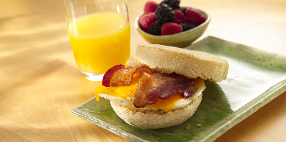 Bacon & Fried Egg Sandwiches