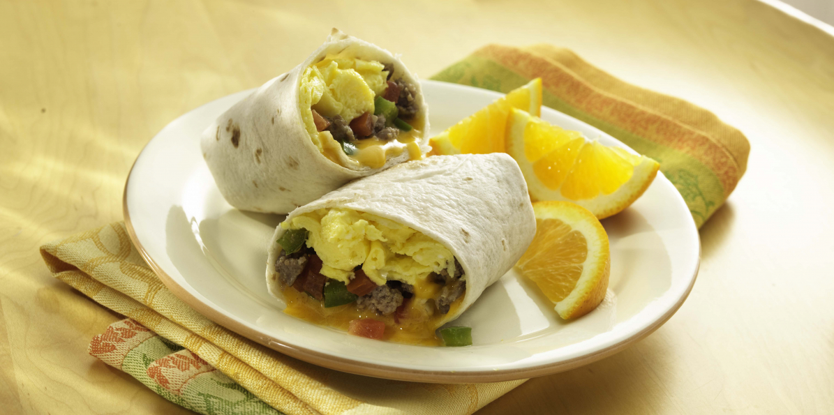 Breakfast Sausage Burrito