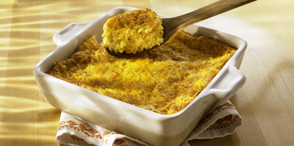 Cheddar Corn Casserole