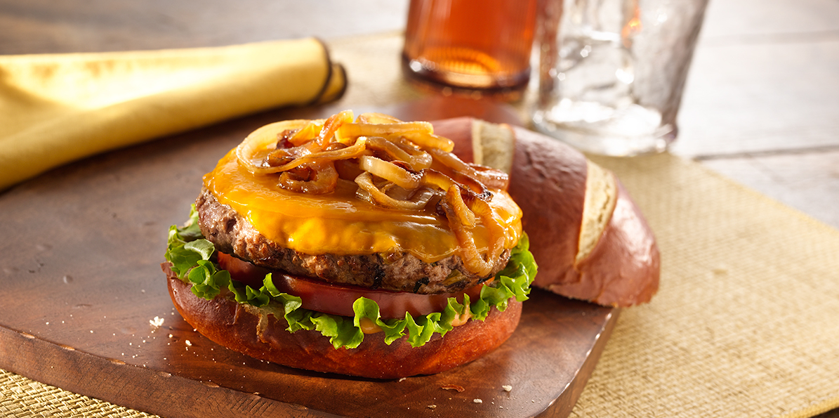 Spicy Cheeseburgers with Onions