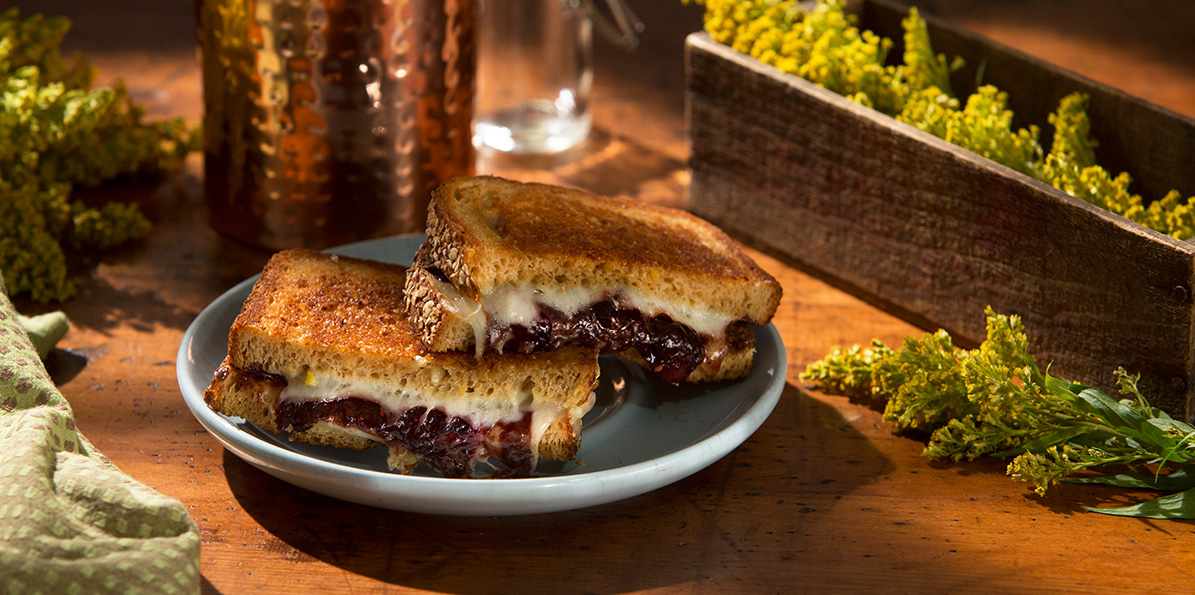 Cheddar, Cherry & Chocolate Grilled Cheese