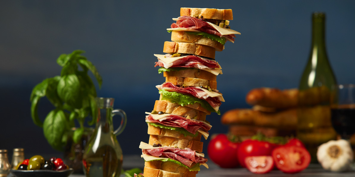 Prosciutto Baguette Slider Sandwiches