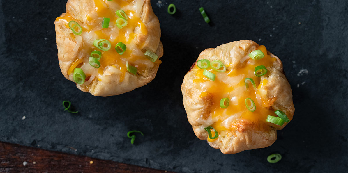 Vegetarian 4 Cheese Pastry Cups