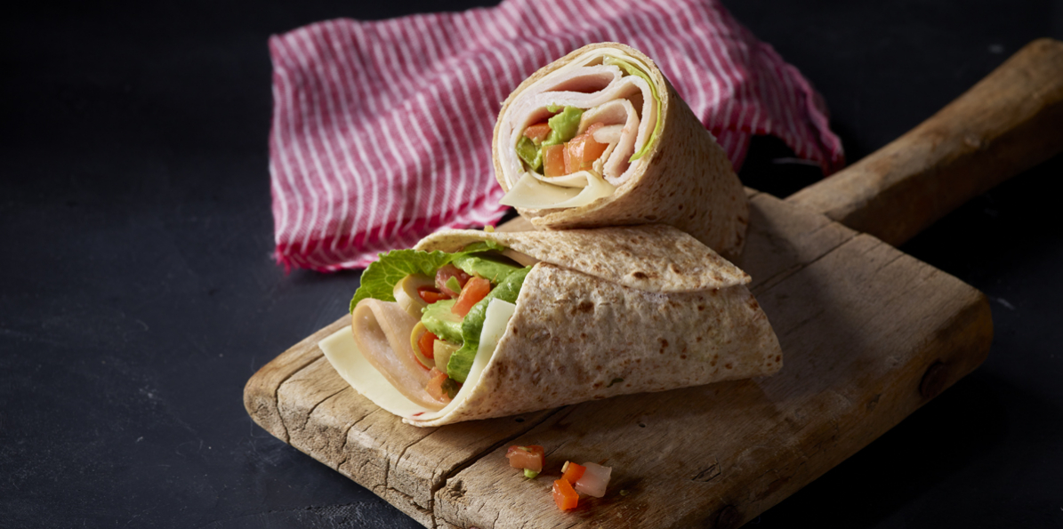 Smoked Turkey, Pepper Jack & Avocado Wraps