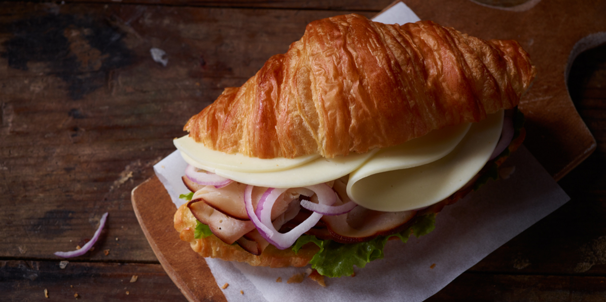 Turkey & Provolone Croissant Sandwich