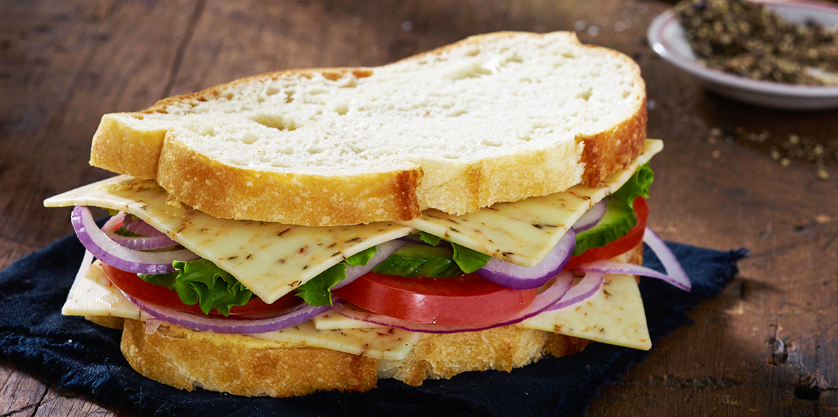 Tomato & Basil Jack Veggie Sandwich